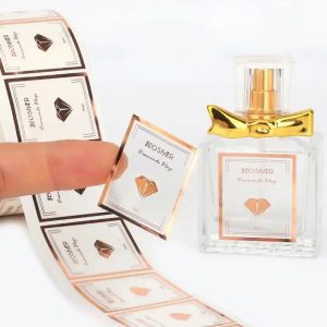 Factory direct sales self-adhesive waterproof perfume bottle label